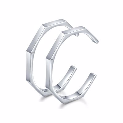 堅定的愛 925 純銀鑽石情侶手鐲套裝 (女裝)