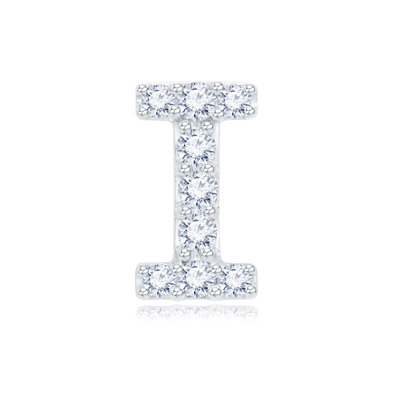 14K White Color Gold Natural Diamond Single Earring